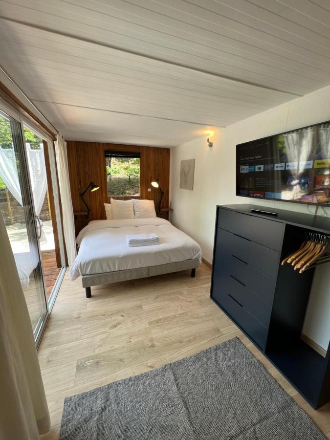 Superbe Cabane Jacuzzi Jardin Clim Wifi Parking ميرويْ المظهر الخارجي الصورة